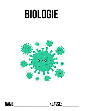 Deckblatt Corona Virus für Biologie