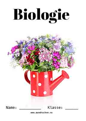 Deckblatt Pflanzen für Biologie