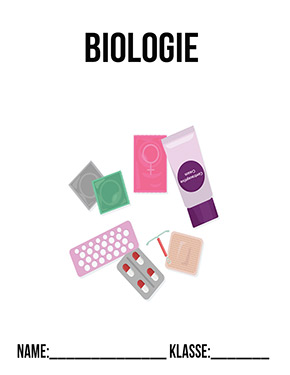 Deckblatt Sexualkunde Safer Sex für Biologie