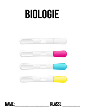Deckblatt Sexualkunde Schwangerschaftstest für Biologie