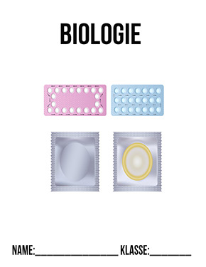 Deckblatt Sexualkunde Verhütung für Biologie