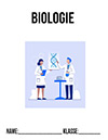 Biologie Deckblatt DNA Molekül
