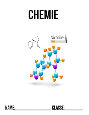 Deckblatt Mappe für Chemie