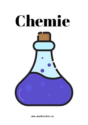 Chemie Deckblatt Klasse 7 | Chemie Deckblätter