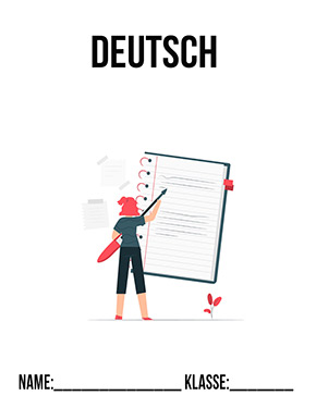 Hier kannst du dir jetzt dein gesuchtes Deckblatt Deutsch schnell und einfach erstellen und kostenlos ausdrucken.
Mit deinem persönlichen Deckblatt für deine Hefter, Schulordner und Mappen bist du super organisiert und behältst stehst den Überblick.