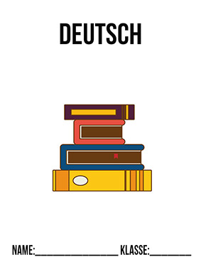 Deutsch Deckblatt Grundschule Deutsch Deckblatter