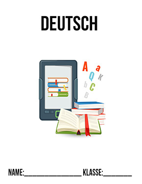 Deckblatt Din A4 für Deutsch