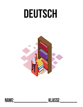 Deckblatt A4 für Deutsch