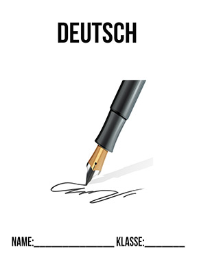 Deckblatt Gedichte 1 für Deutsch