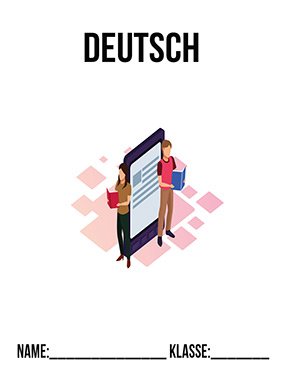 Deckblatt Klasse 9 für Deutsch