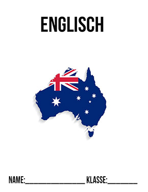 Deckblatt Englisch Australien | Englisch Deckblätter
