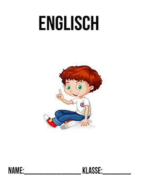 Deckblatt Für Mappe für Englisch