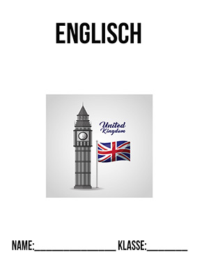 Deckblatt Klasse 5 für Englisch