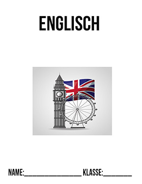 Deckblatt Klasse 7 für Englisch