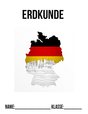 Deckblatt Deutschland für Erdkunde