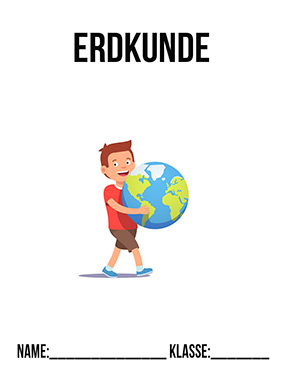 Deckblatt Erde für Erdkunde
