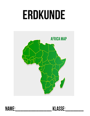 Deckblatt Afrika für Erdkunde
