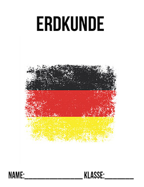 Deckblatt Deutschland für Erdkunde