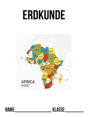 Deckblatt Thema Afrika für Erdkunde