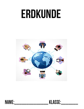Deckblatt A4 für Erdkunde