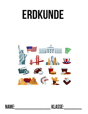 Deckblatt Amerika für Erdkunde