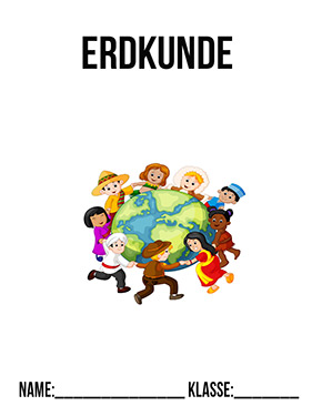 Deckblatt Grundschule Erde für Erdkunde