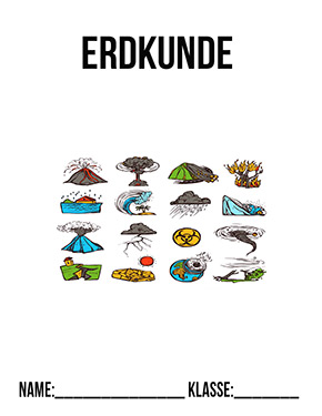 Deckblatt Naturkatastrophen für Erdkunde