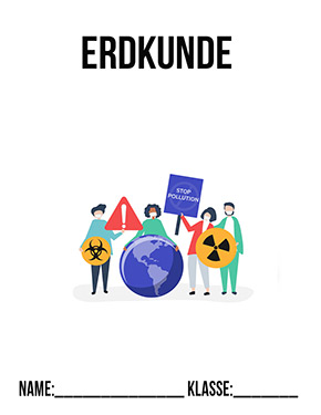 Deckblatt Umweltverschmutzung für Erdkunde