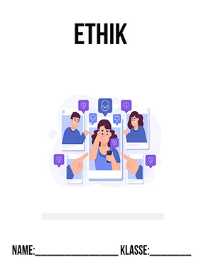 Deckblatt Klasse 9 für Ethik