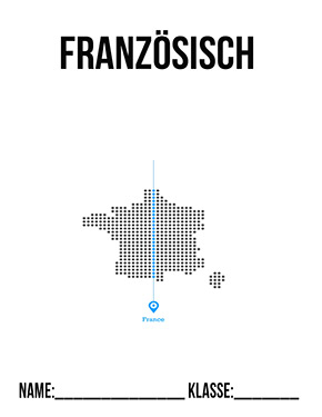 Deckblatt Vorlage für Französisch