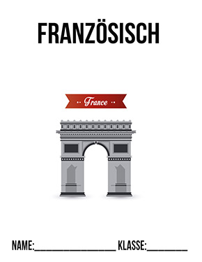 Deckblatt Für Mappe für Französisch