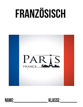 Deckblatt Klasse 7 für Französisch