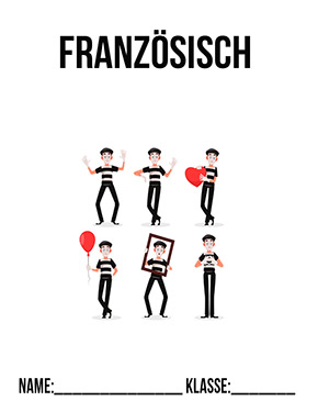 Deckblatt Vorlage für Französisch