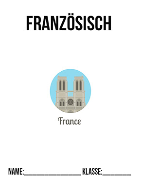 Deckblatt Vorlagen für Französisch