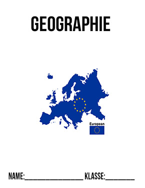 Hier kannst du dir jetzt dein gesuchtes Geographie Deckblatt Europa schnell und einfach erstellen und kostenlos ausdrucken.
Mit deinem persönlichen Deckblatt für deine Hefter, Schulordner und Mappen bist du super organisiert und behältst stehst den Überblick.