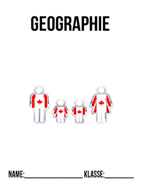 Deckblatt Mappe für Geographie