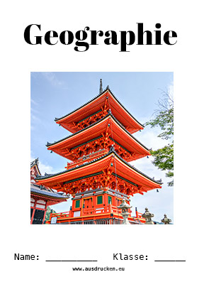 Deckblatt Asien für Geographie