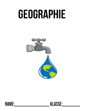 Deckblatt Klasse 5 für Geographie