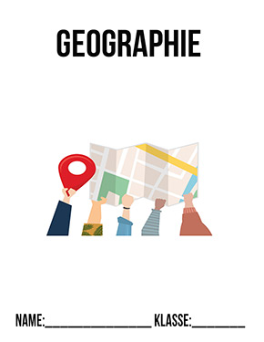Deckblatt Landkarte für Geographie