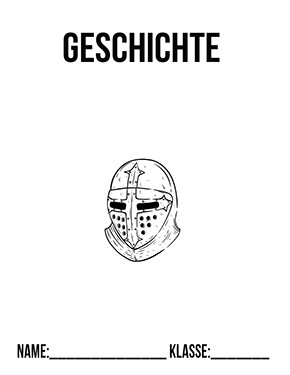 Deckblatt Klasse 6 für Geschichte