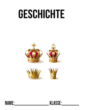 Deckblatt Klasse 10 für Geschichte