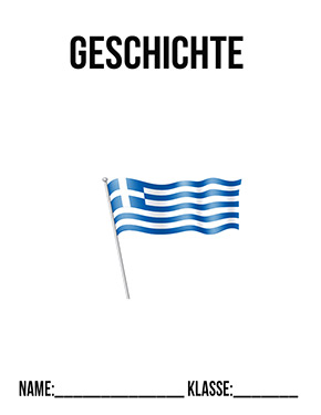 Deckblatt Klasse 6 für Geschichte