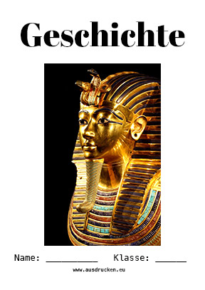 Deckblatt Pharao für Geschichte