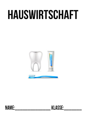 Deckblatt Klasse 6 für Hauswirtschaft