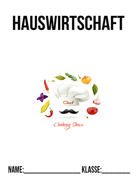 Deckblatt Kochen für Hauswirtschaft