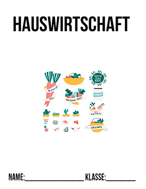 Deckblatt Klasse 6 für Hauswirtschaft