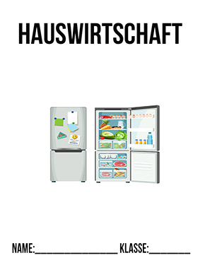 Deckblatt Kostenlos für Hauswirtschaft