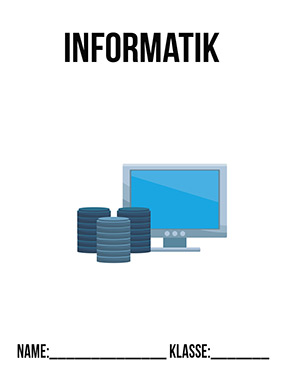 Deckblatt Klasse 6 für Informatik