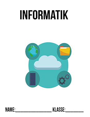 Deckblatt Klasse 7 für Informatik