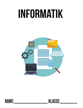 Deckblatt Für Mappe für Informatik
